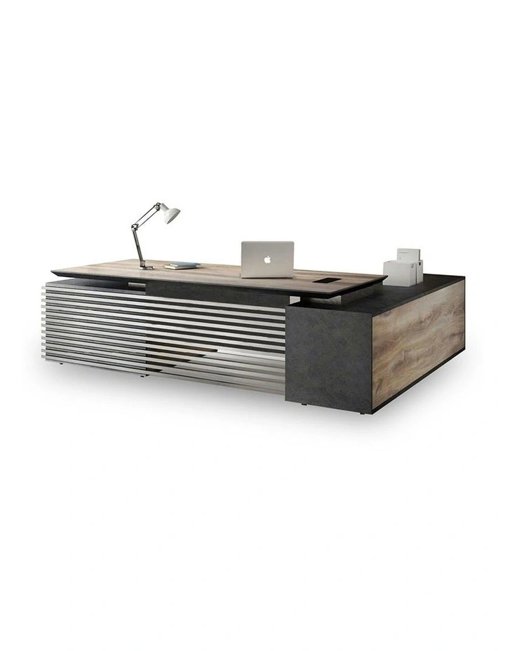 Phoenix 2.0 Sit Stand Electric Lift Executive Office Desk with Left Return 2.8m image 6