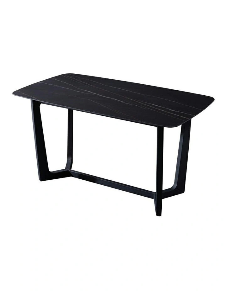 Yareli Sintered Stone Dining Table 180cm Black image 2