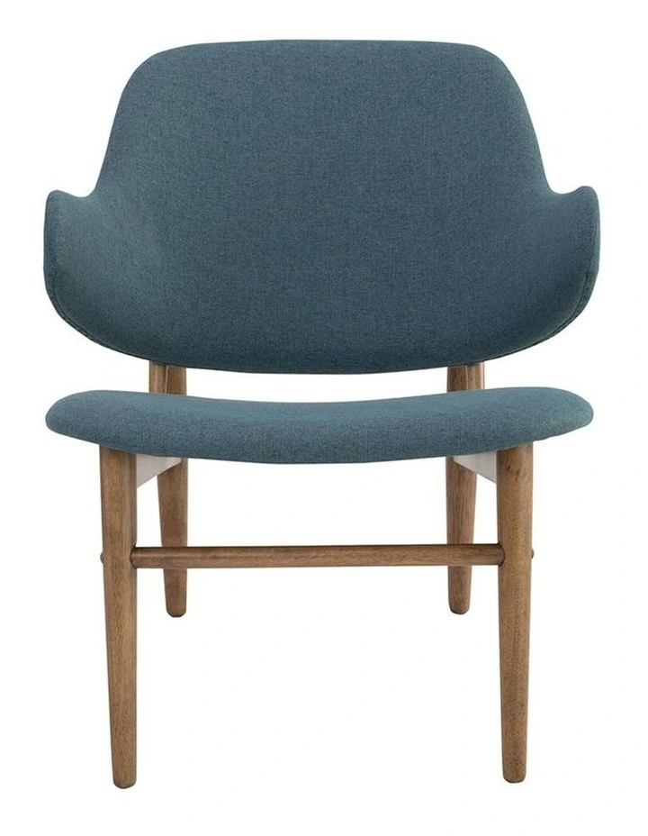 Veronic Lounge Chair Cocoa & Nile Green image 3