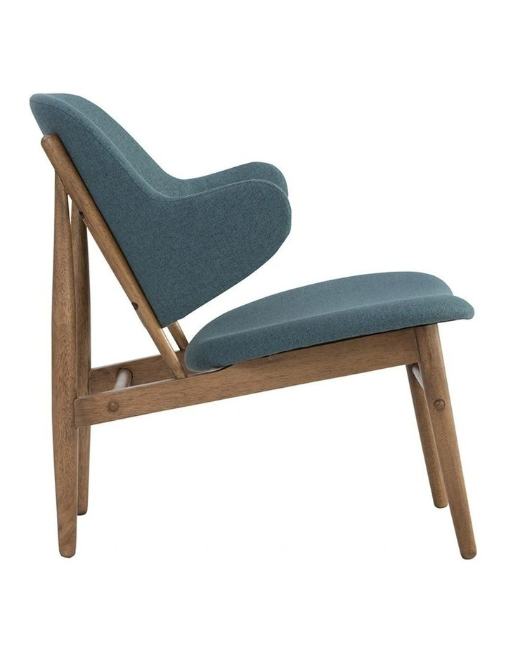 Veronic Lounge Chair Cocoa & Nile Green image 4