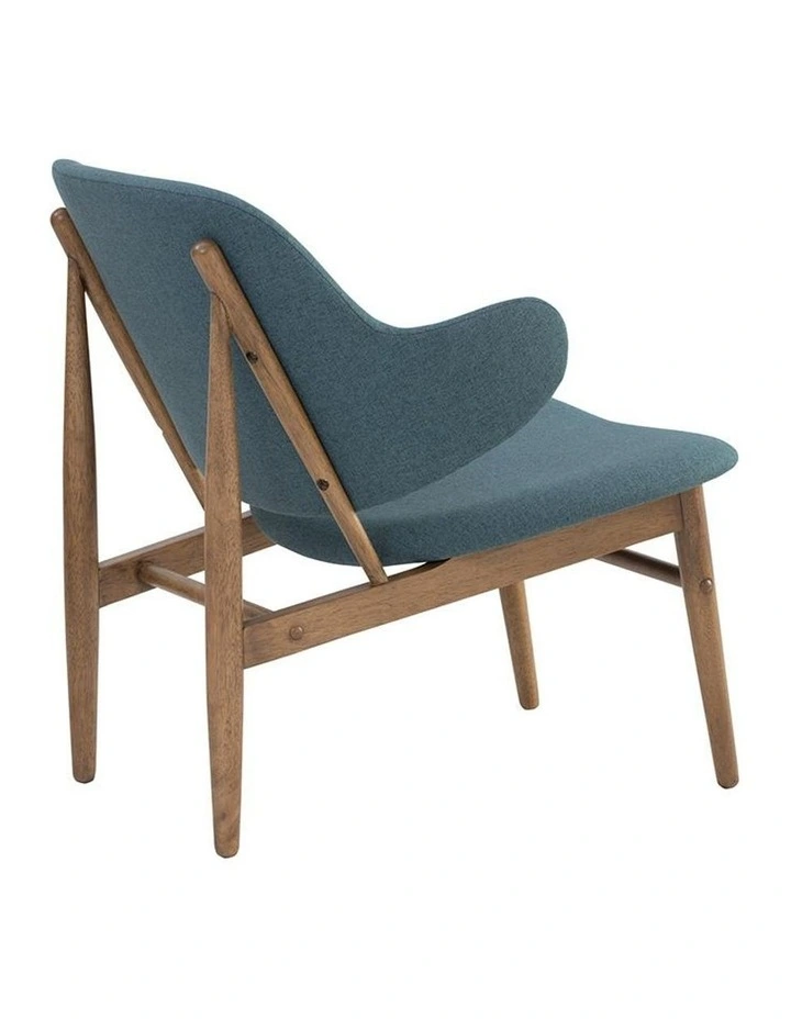 Veronic Lounge Chair Cocoa & Nile Green image 5