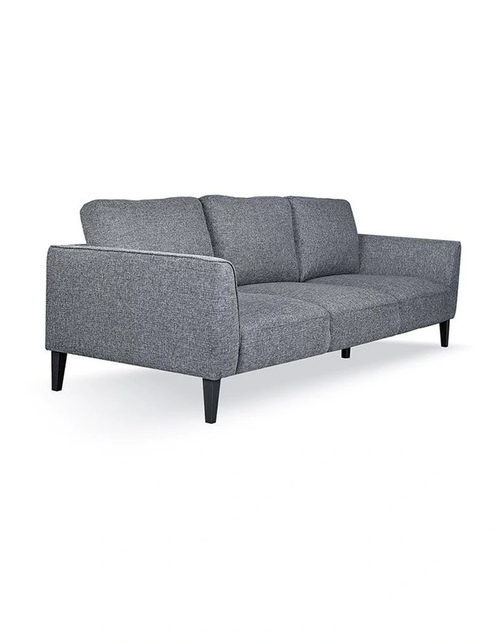 Valdis 3 Seater Sofa in Dark Grey image 3