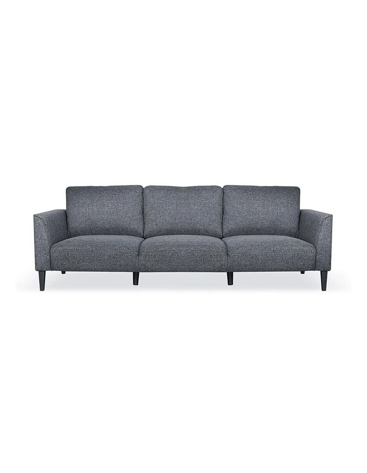 Valdis 3 Seater Sofa in Dark Grey image 4