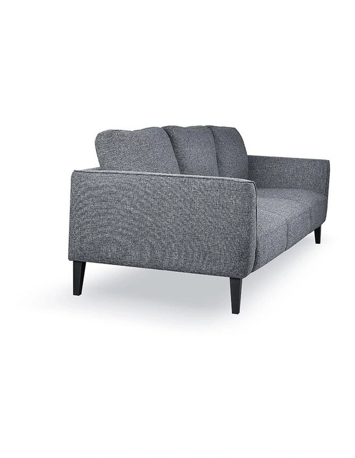Valdis 3 Seater Sofa in Dark Grey image 5
