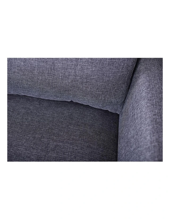 Valdis 3 Seater Sofa in Dark Grey image 7