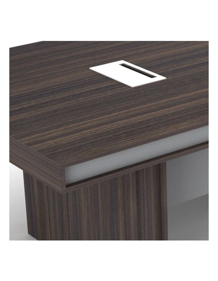 Raddix Boardroom Table 240cm in Brown image 4
