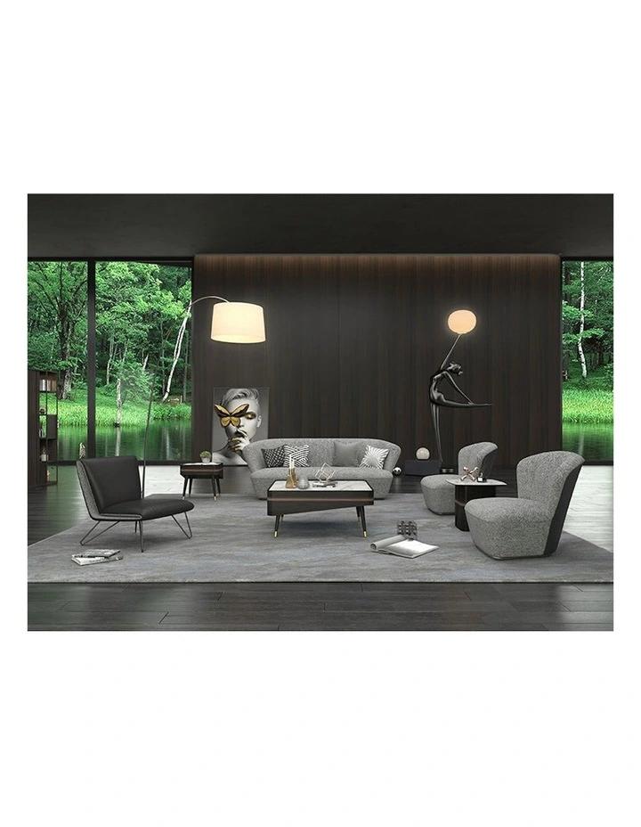 Astrid 3 Seater Sofa in Grey image 4