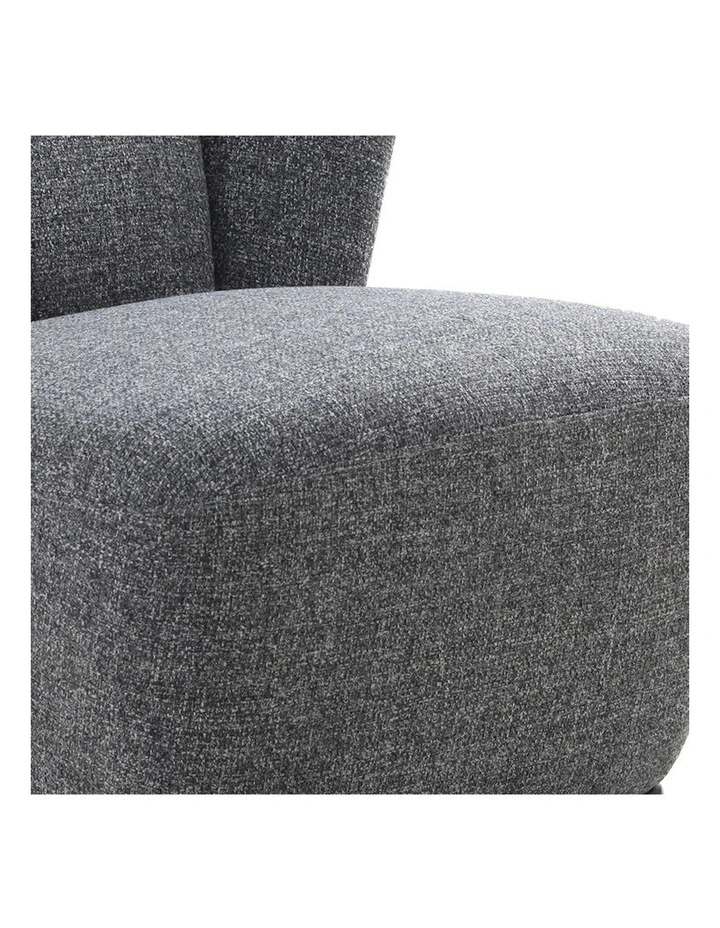 Astrid Single Seater Sofa in Grey image 2