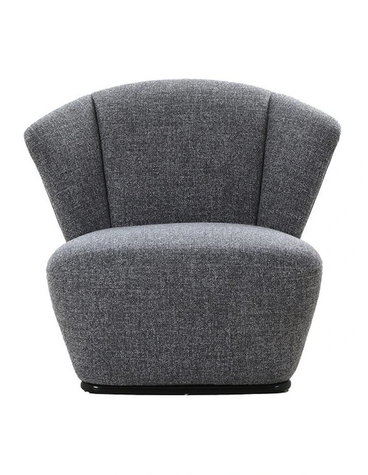 Astrid Single Seater Sofa in Grey image 5