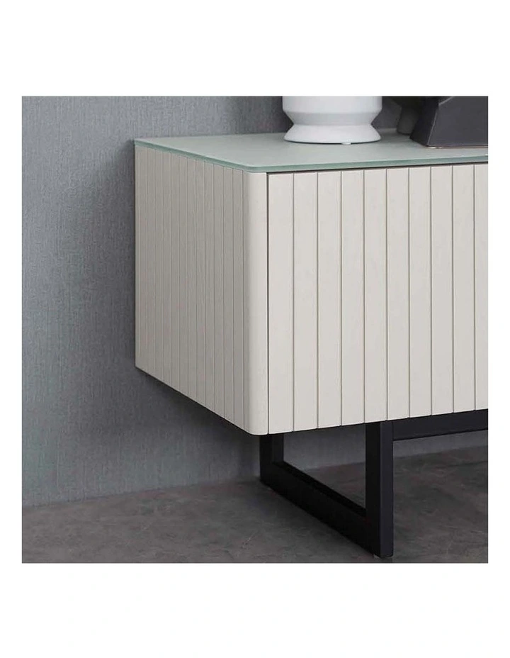 Akari Entertainment TV Unit 160cm in Light Grey image 3