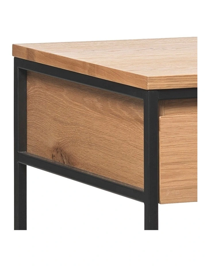 Rivoli Side Table in Natural/Black image 3