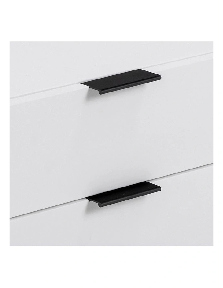 Svana Bedside Table 40cm in White image 4