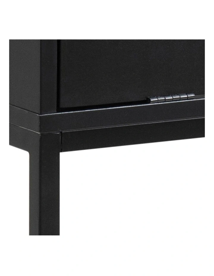 Batley Study Desk Console 91.5cm in Black image 5