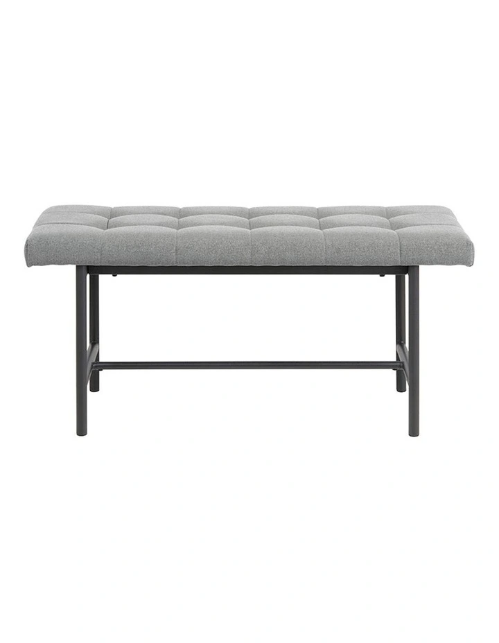 Jory Bench Seat 100cm in Light Grey image 3