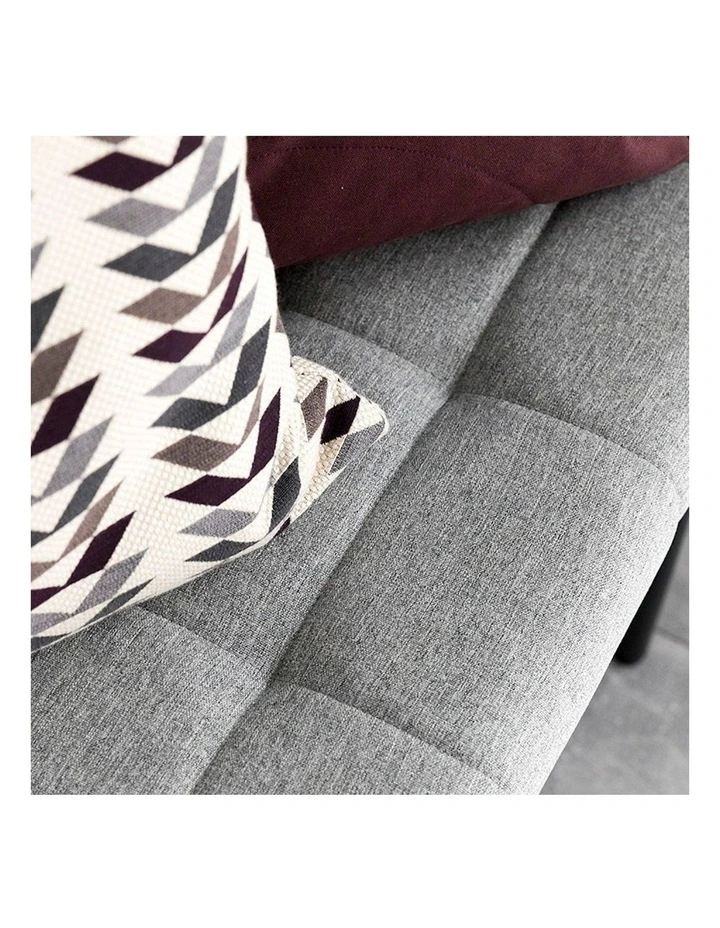 Jory Bench Seat 100cm in Light Grey image 6