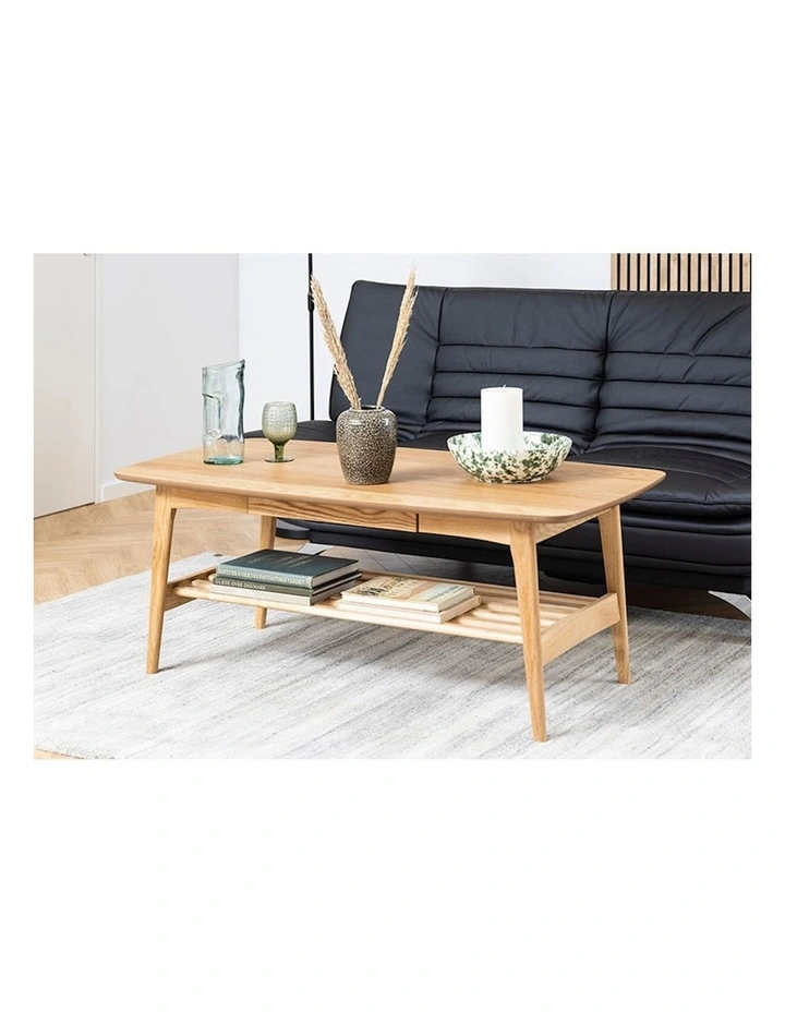 Talita Rectangular Coffee Table 130cm in Natural image 6