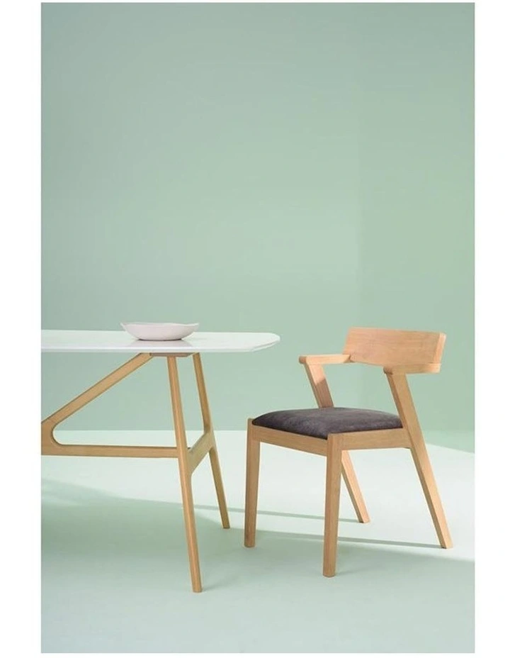 Zola Dining Chair in Walnut/Grey image 4
