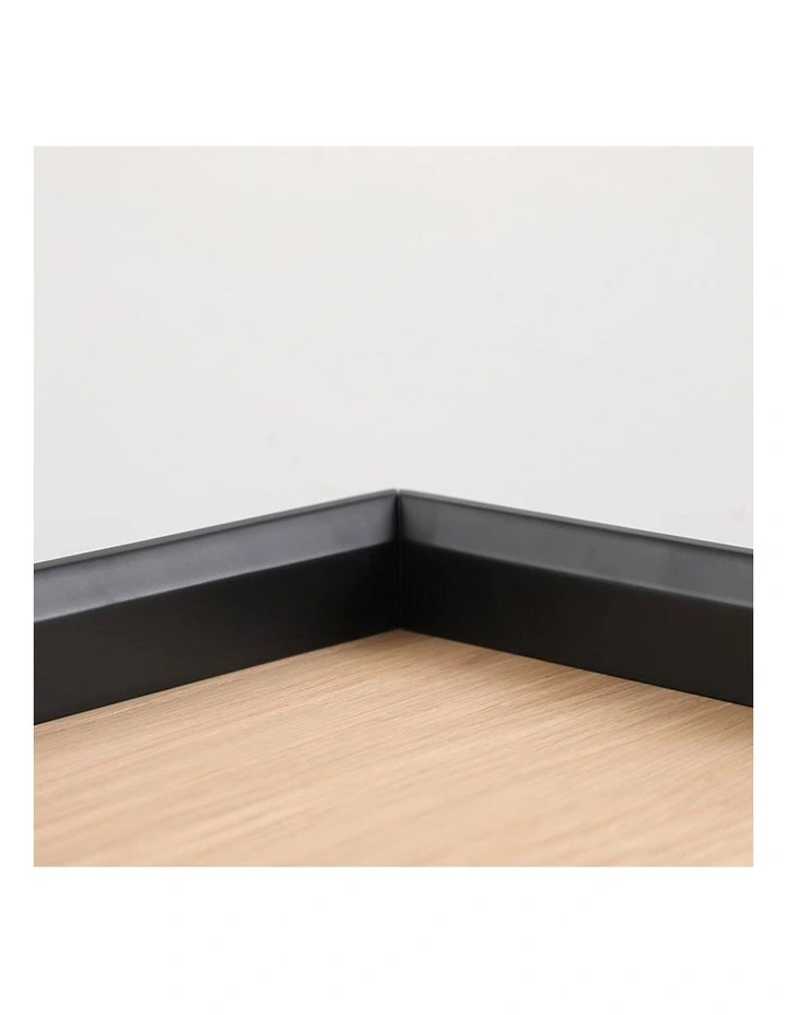 Yara Study Desk 118cm in Black/Natural image 5