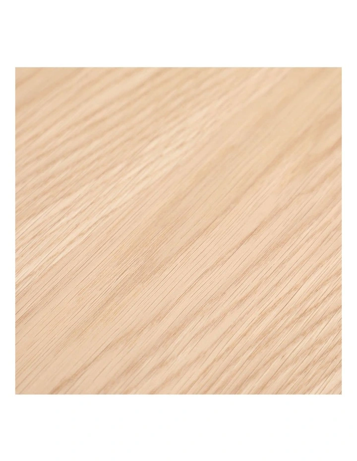 Yara Study Desk 118cm in White/Natural image 7