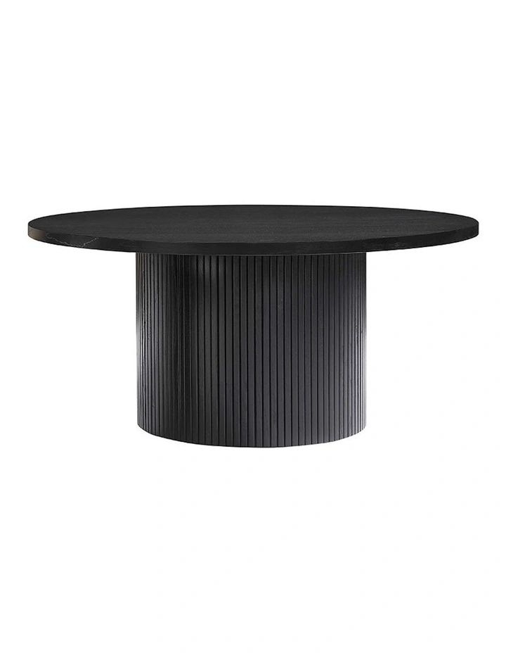 Kenzi Coffee Table 80cm in Black image 1