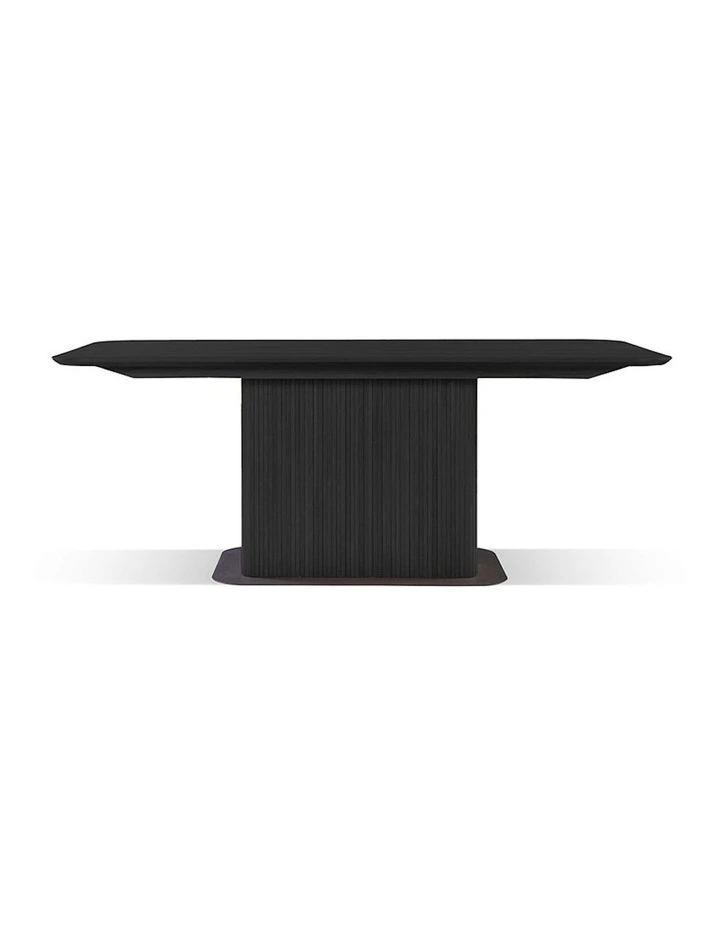 Kenzi Rectangular Dining Table 200cm in Black image 1