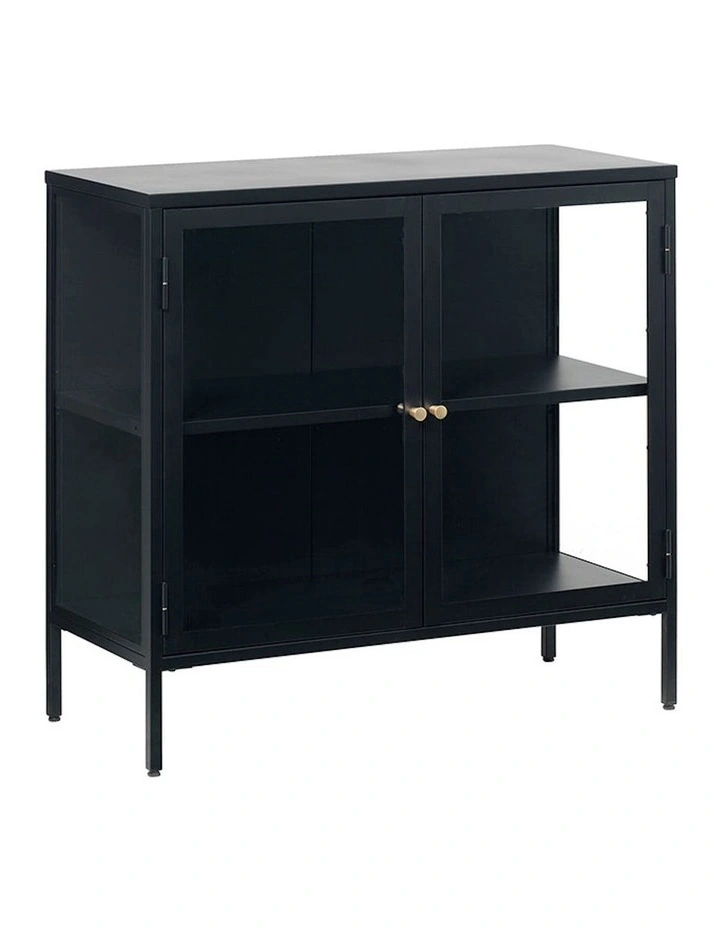 Carmel 2 Doors Sideboard 90cm in Black image 1
