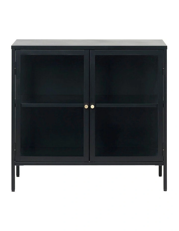 Carmel 2 Doors Sideboard 90cm in Black image 3