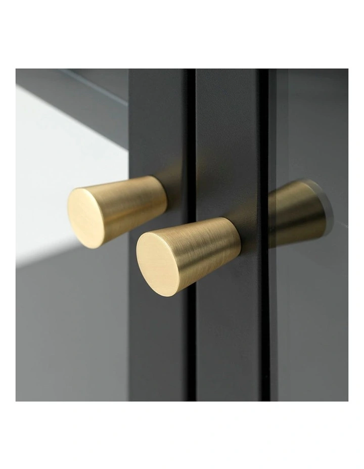 Carmel 3 Doors Sideboard 132cm in Black image 7