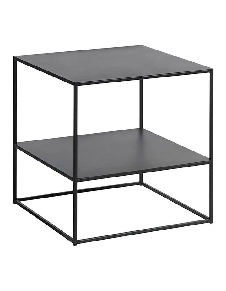 Pebble Coffee Table 50x50cm in Black image 1