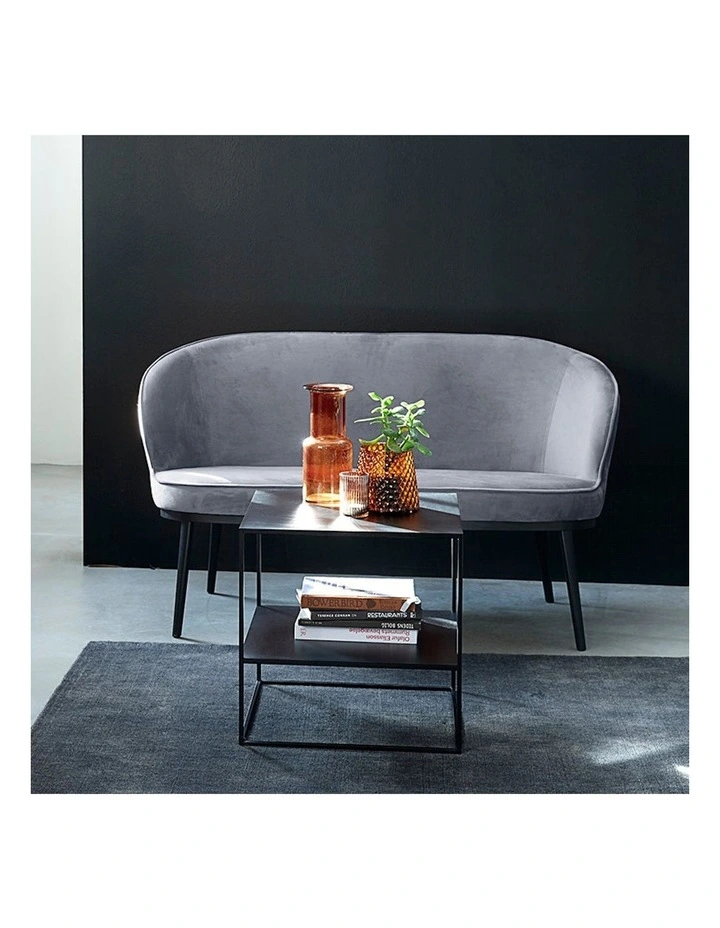 Pebble Coffee Table 50x50cm in Black image 2