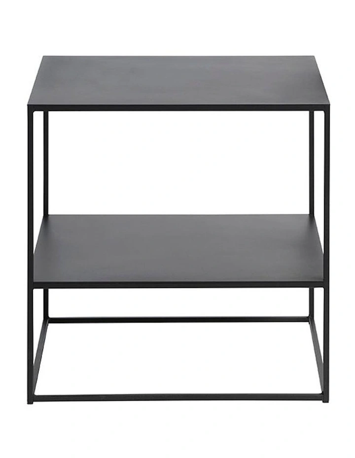 Pebble Coffee Table 50x50cm in Black image 3
