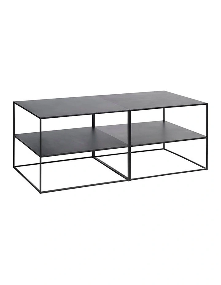 Pebble Coffee Table 50x50cm in Black image 4