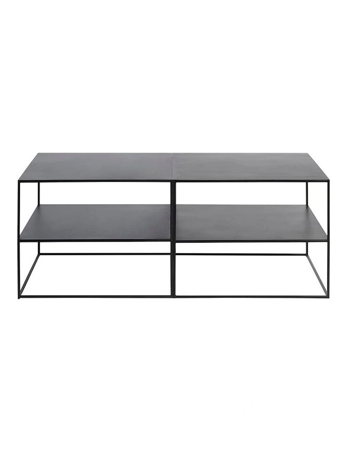 Pebble Coffee Table 50x50cm in Black image 5