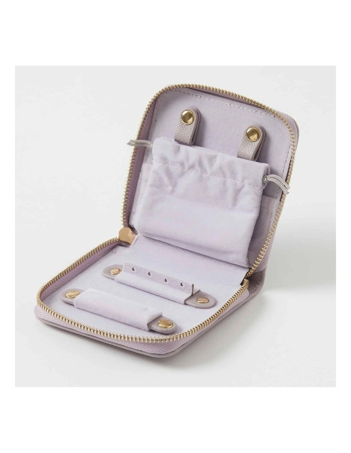 Ambrosia Travel Jewellery Case in Lilac image 2