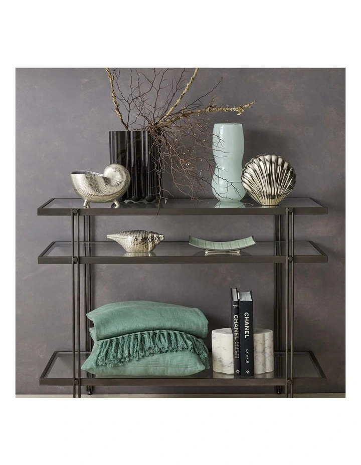 Brampton Aluminium Sea Shell Deco Box 22.5cm in Silver image 7