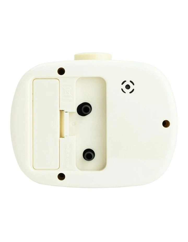 Retro Analogue Standing Alarm Clock 6x11x9cm in Ivory image 7