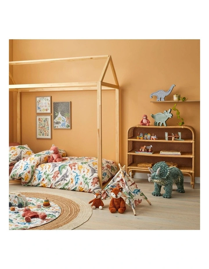 Jiggle & Giggle Large Standing Triceratops Kids/Children Soft Plush Play Toy 3y  in Green image 5