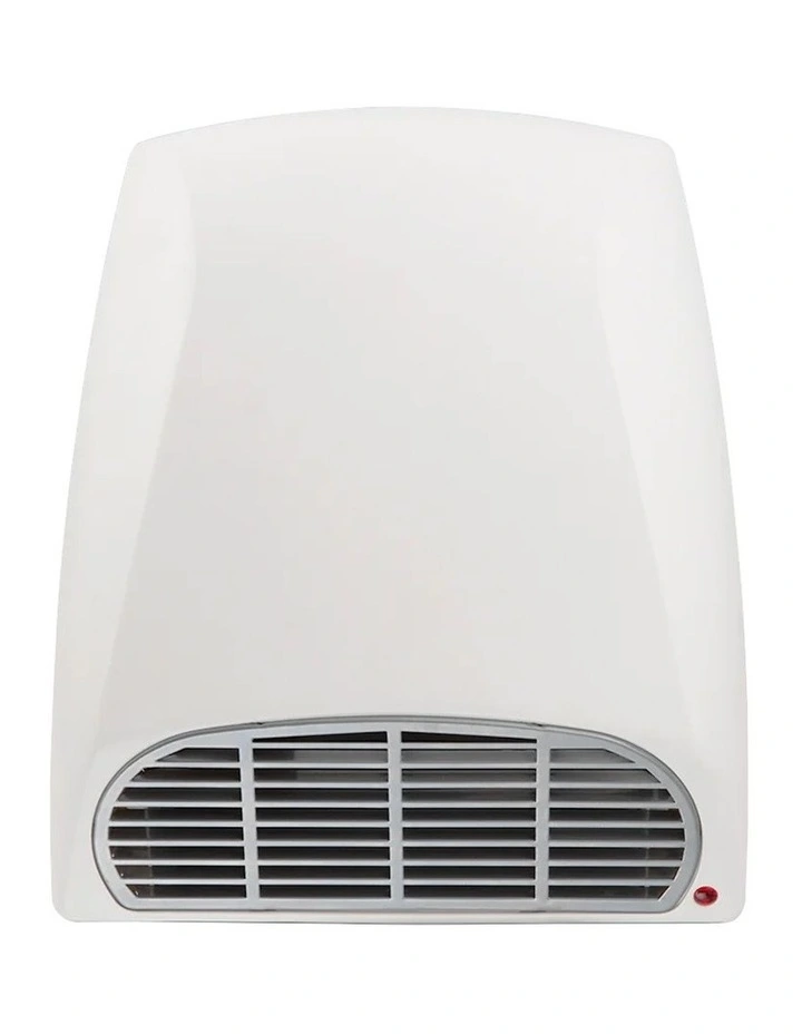 Goldair 32cm 2000W Wall Mounted Bathroom Fan Heater with Pull Cord Home Heating in White image 1