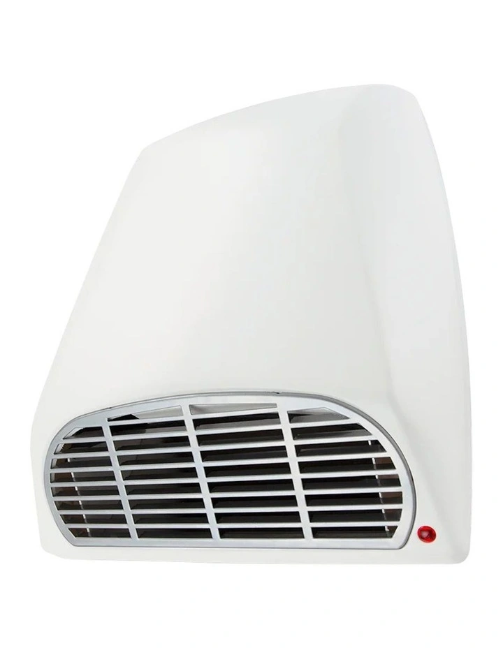 Goldair 32cm 2000W Wall Mounted Bathroom Fan Heater with Pull Cord Home Heating in White image 2