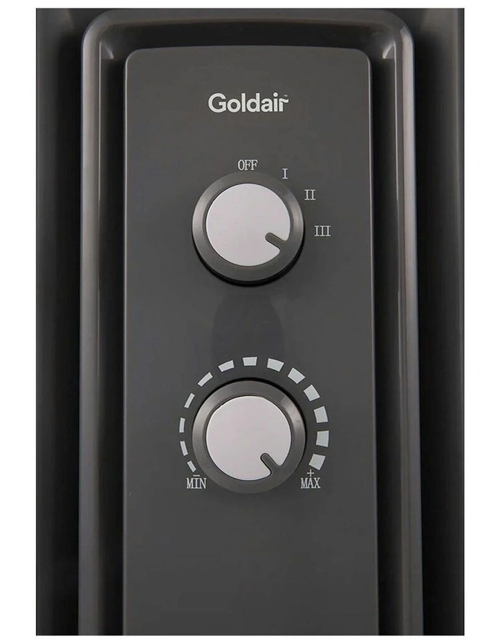 Goldair 65.5cm 2400W Radiant Heater with Fan/Thermostat Home Heating in Charcoal image 7