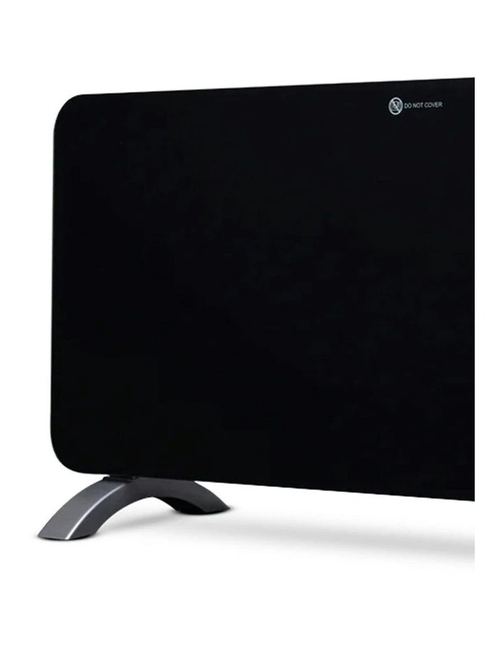 Goldair 92cm 2000W Platinum Smart Glass Convector Panel Heater with Wifi in Black image 6