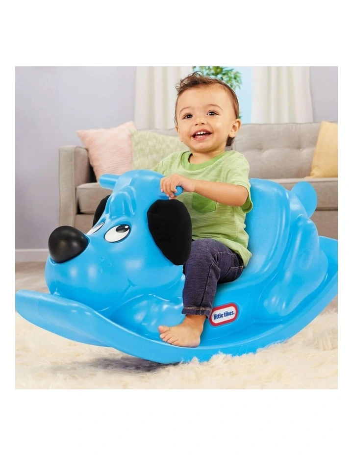 Compact Rockin' Puppy Rocker Ride On (1-3 Years) in Blue image 2
