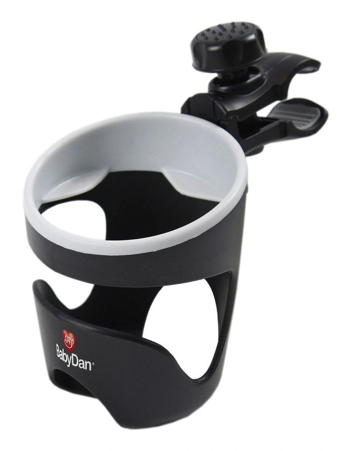 Premium Cup Holder For Infant/Toddler Stroller in Black image 2