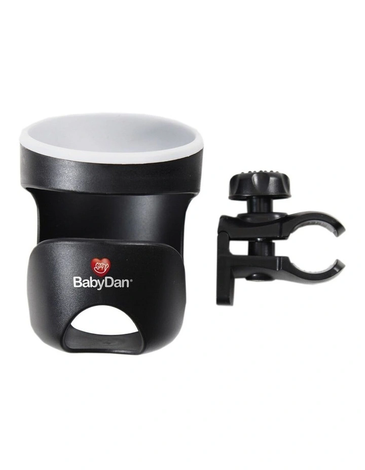 Premium Cup Holder For Infant/Toddler Stroller in Black image 3