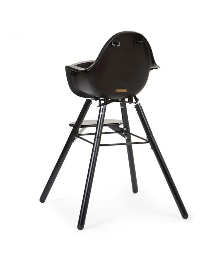 Evolu 2 Baby High Chair With Foot Rest 6m-6y in Black image 4