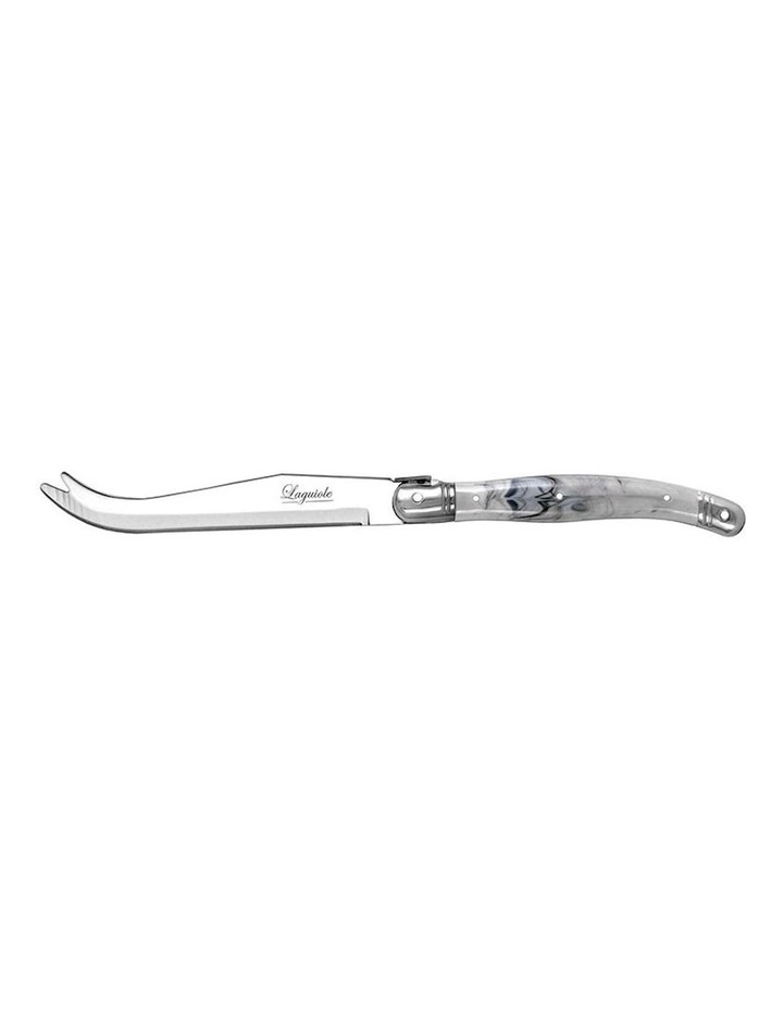 Stainless Steel Cheese Knife Cutlery 12 Pack 23.5cm in Marble White image 2