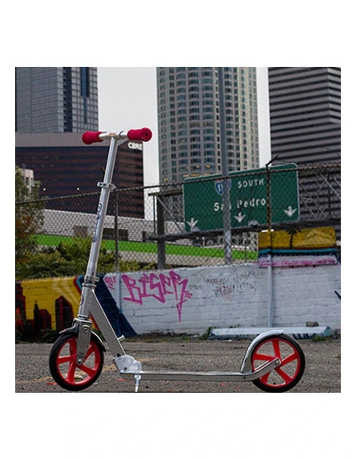 A5 Lux Foldable Kick Ride On Scooter (8Years ) in Silver image 5