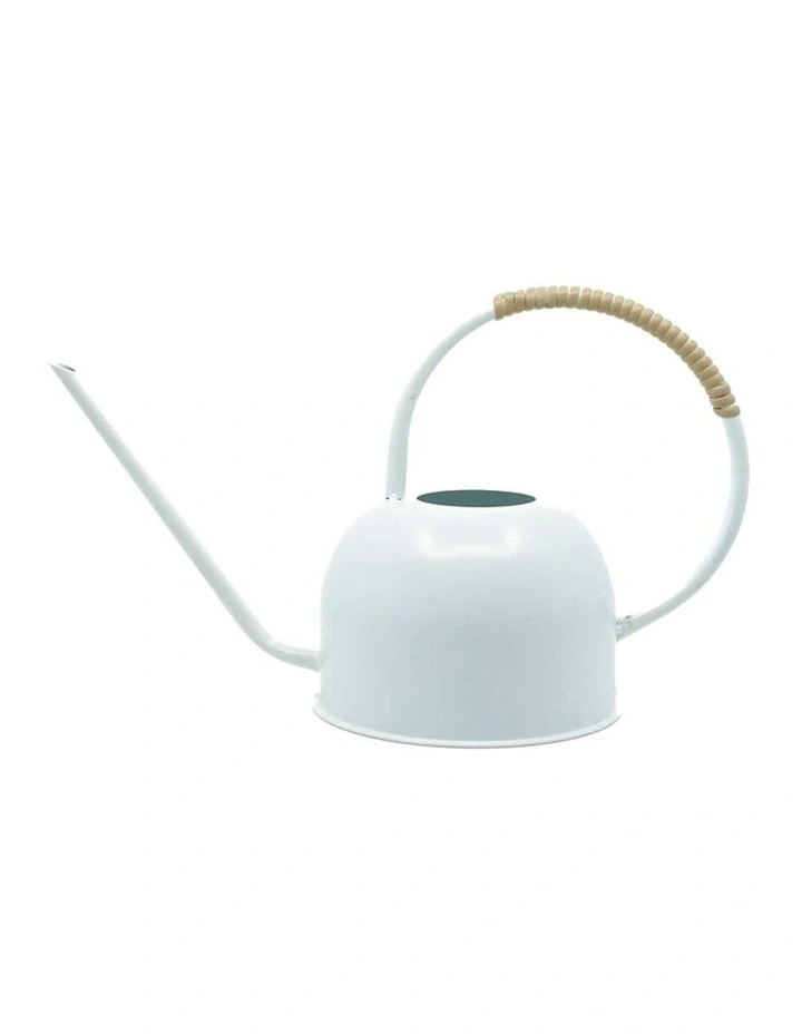 Jorah Metal Watering Can 36cm in White image 1
