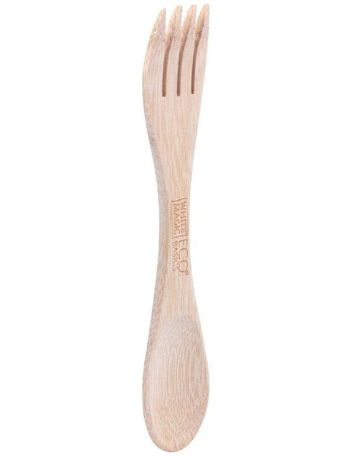 Eco Basics Reusable Bamboo Spork in Sand image 5