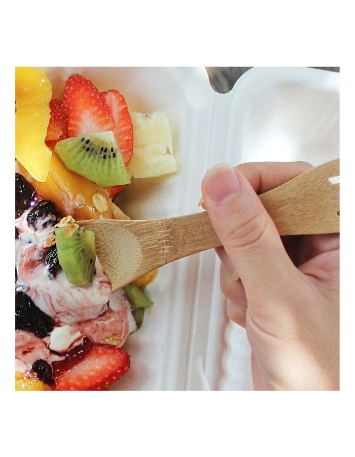 Eco Basics Reusable Bamboo Spork in Sand image 6
